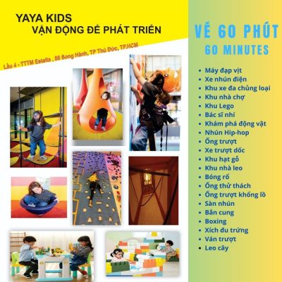 Yaya Kids Club - Vé 60 phút